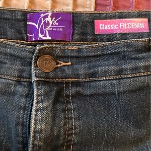 Just My Size Classic Fit Denim Straight Leg Jeans | Women’s Size 18WS Short